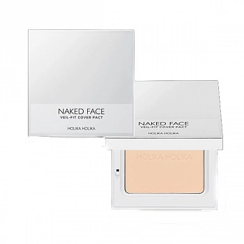 Компактная пудра для лица 01 Naked Face Veil-Fit Cover Pact 01