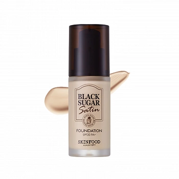 Сатиновая тональная основа 01 Black Sugar Satin Foundation 01