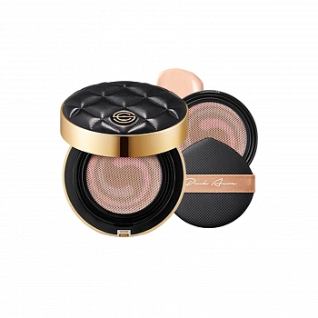 Кушон с лифтинг-эффектом + сменный блок 01 Pink Aura Cushion Face Lift Black + Refill 21