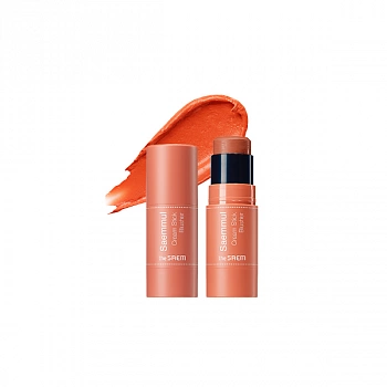 Кремовые румяна-стик 01 Saemmul Cream Stick Blusher OR01 Hello Orange