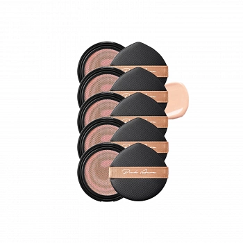 Кушон с лифтинг-эффектом (сменный блок) 5шт Pink Aura Cushion Face Lift Refill 21 Black 5ea