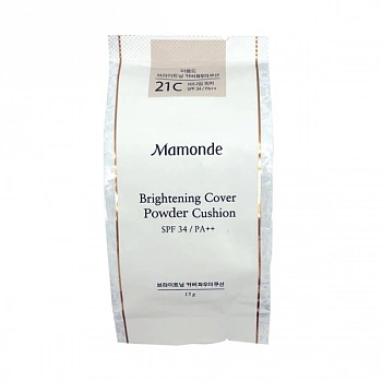 Кушон с эффектом пудры (сменный блок) 02 Brightening Cover Powder Cushion Refill SPF50+/PA+++ 02