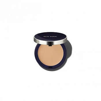 Легкая компактная пудра 02 Eco Soul Perfect Cover Pact 23 Natural Beige