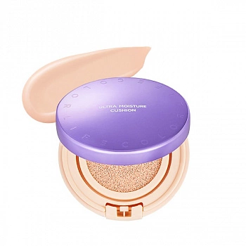 Увлажняющий кушон 1 ваниль Life Color Ultra Moisture Cushion SPF24 PA++ 1 Vanilla
