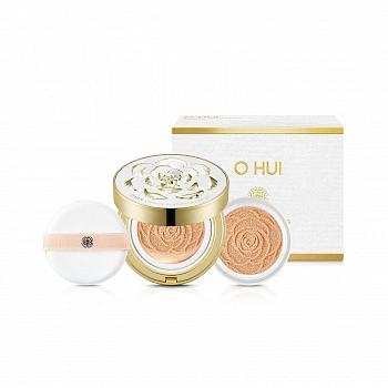 Тональная основа для яркости кожи 01 + сменный блок Ultimate Brightening Cushion 01 + Refill