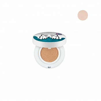 Кушон с экстрактом центеллы выпуск с тигром 01 Светлый бежевый Cicapair Serum In Cushion Foundation Muzik Tiger Edition 01 Light