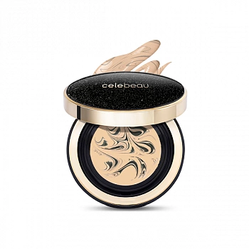 Кушон с сывороткой черных плодов и SPF 50+ PA+++, 23 натуральный бежевый Black Serum Pact SPF 50+ PA+++, 23 Natural Beige