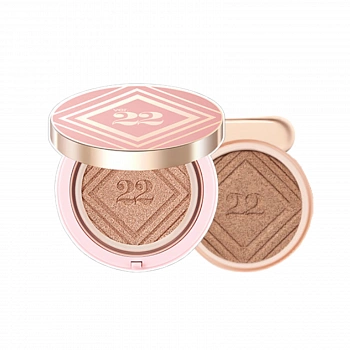 Тональная основа кушон с увлажняющей сывороткой + сменный блок 01 C&T Vvig Cushion SPF50+PA++++ + Refill 01