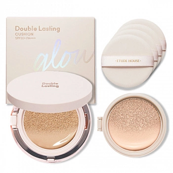Набор Тональная Основа-Кушон Сияние N19 Double Lasting Cushion Glow  Edition Set N19