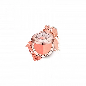 Двойные румяна в форме старинных часов оттенок 01 Momentique Time Blusher 01 8:00 a.m.
