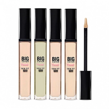 Маскирующий консилер N06 Big Cover Skin Fit Concealer Pro N06