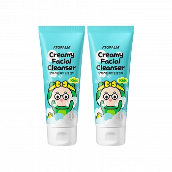 Мягкая крем-пенка для умывания 2шт KIDS Creamy Facial Cleanser 2ea