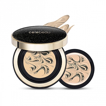 Кушон с сывороткой черных плодов (23 натуральный бежевый) и SPF 50+ PA+++ + 1 сменный блок Black Serum Pact (23 Natural Beige) SPF 50+ PA+++ + 1 Refill