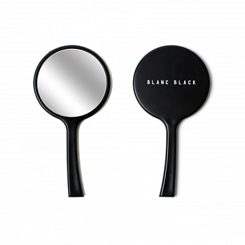 Круглое зеркальце (Черный) Handle Round Hand Mirror (Black)
